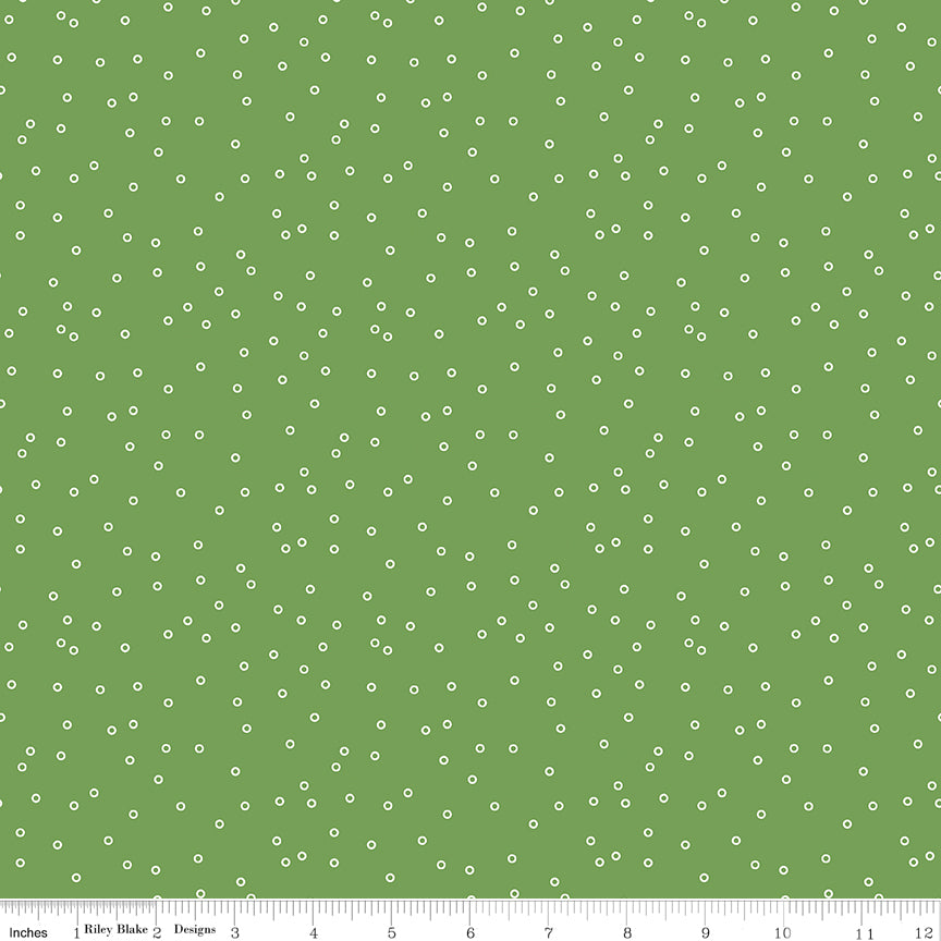 Prim Circles Clover Yardage by Lori Holt for RBD-C9693 CLOVER - PRICE PER 1/2 YARD