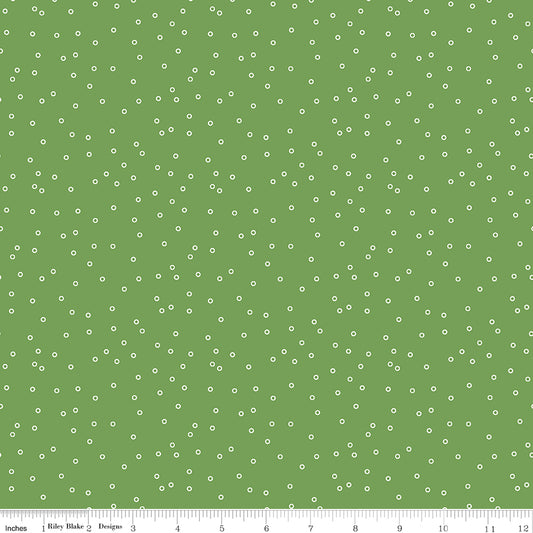 Prim Circles Clover Yardage by Lori Holt for RBD-C9693 CLOVER - PRICE PER 1/2 YARD