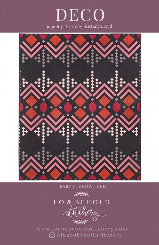 Deco Paper Pattern by Lo & Behold Stitchery