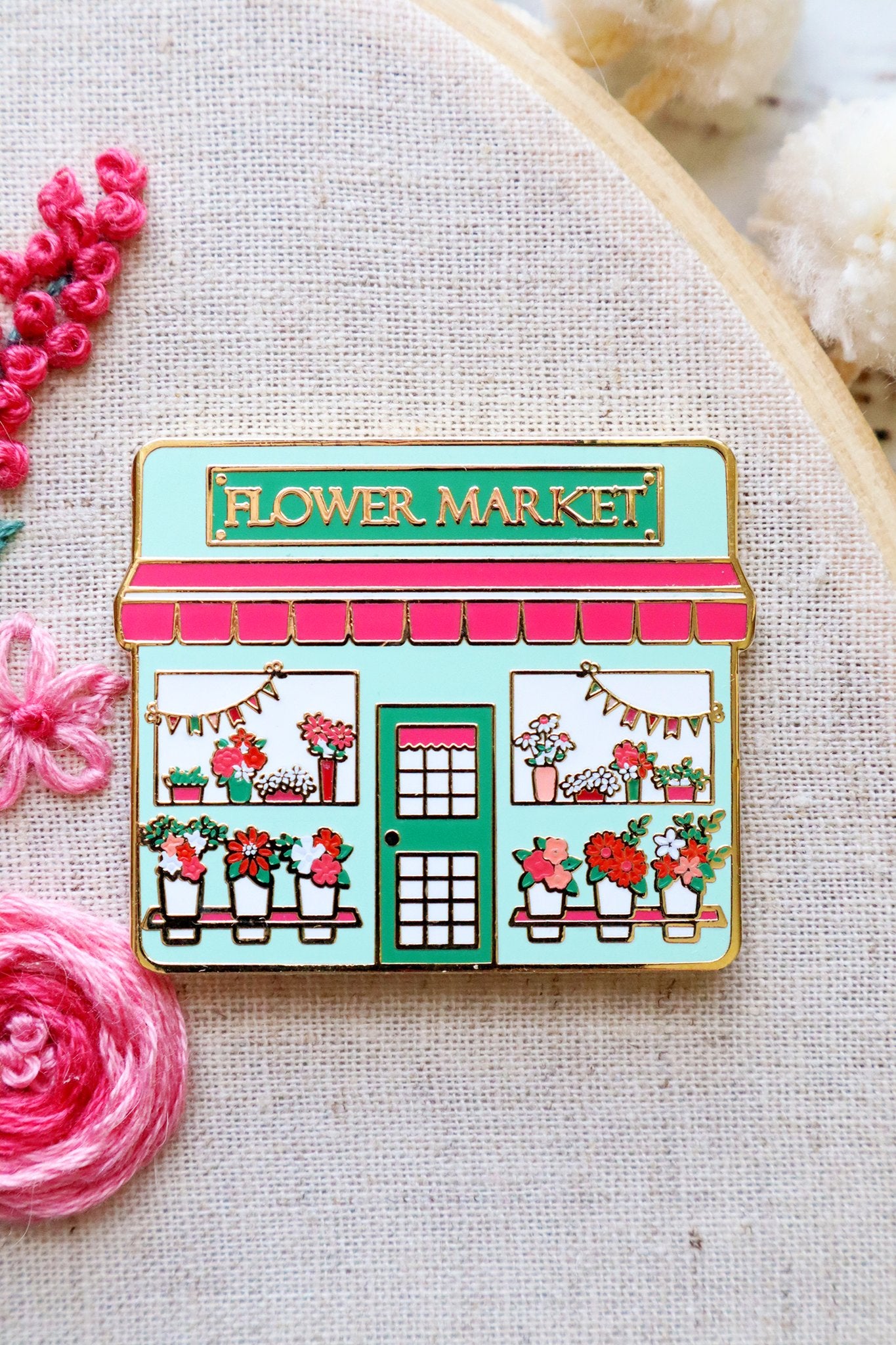 Flower Market Main Street Magnetic Needle Minder – Simple Stitches Fabric  Shop, LLC