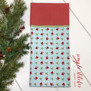 Christmas Bells Pillowcase Kit with Free Pattern