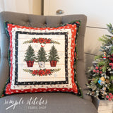 Holly Berry Pillow Kit (set of 2 pillows) - Floral Backing