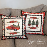 Holly Berry Pillow Kit (set of 2 pillows) - Floral Backing