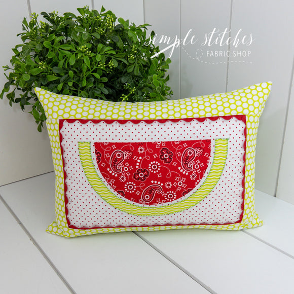 Watermelon Pillow - Made by Janette