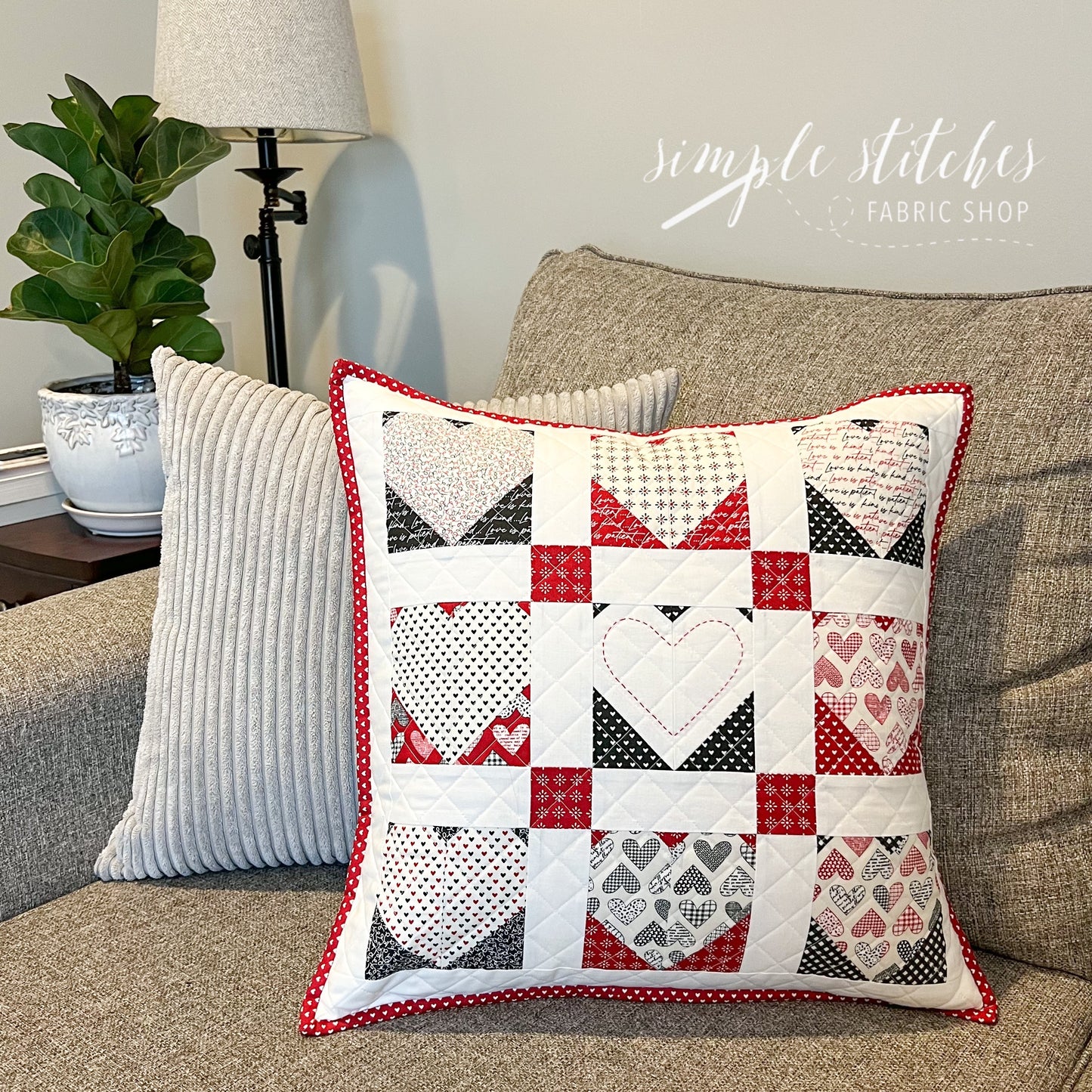 Flirty Hearts Pillow Kit