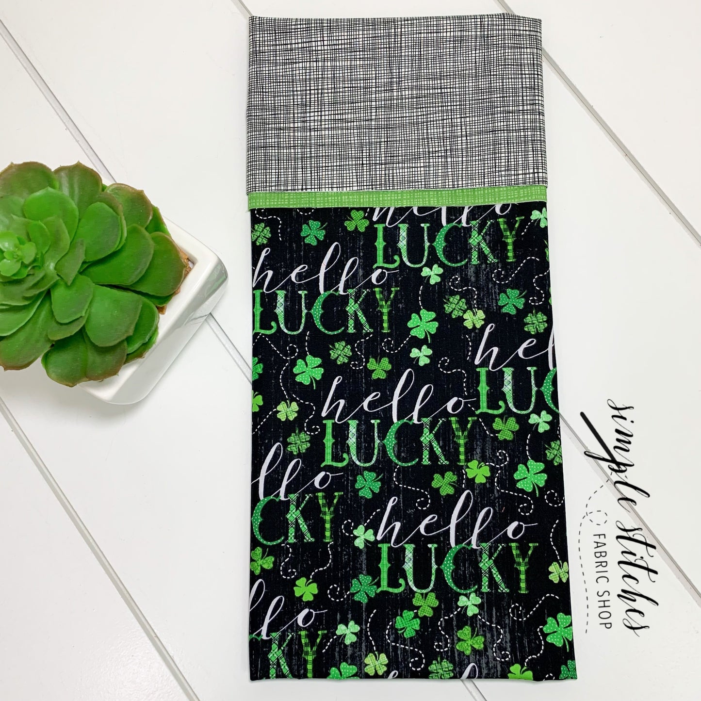 Hello Lucky Standard Pillowcase Kit with Free Pattern