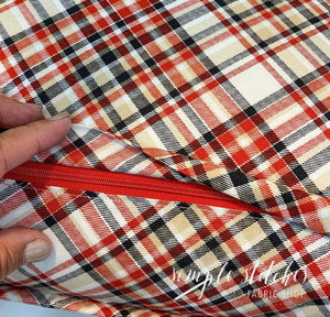 Lapped Zipper for Pillow Back - FREE DOWNLOAD