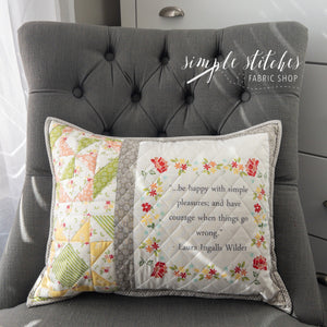 Be Happy With...Pillow PDF PATTERN