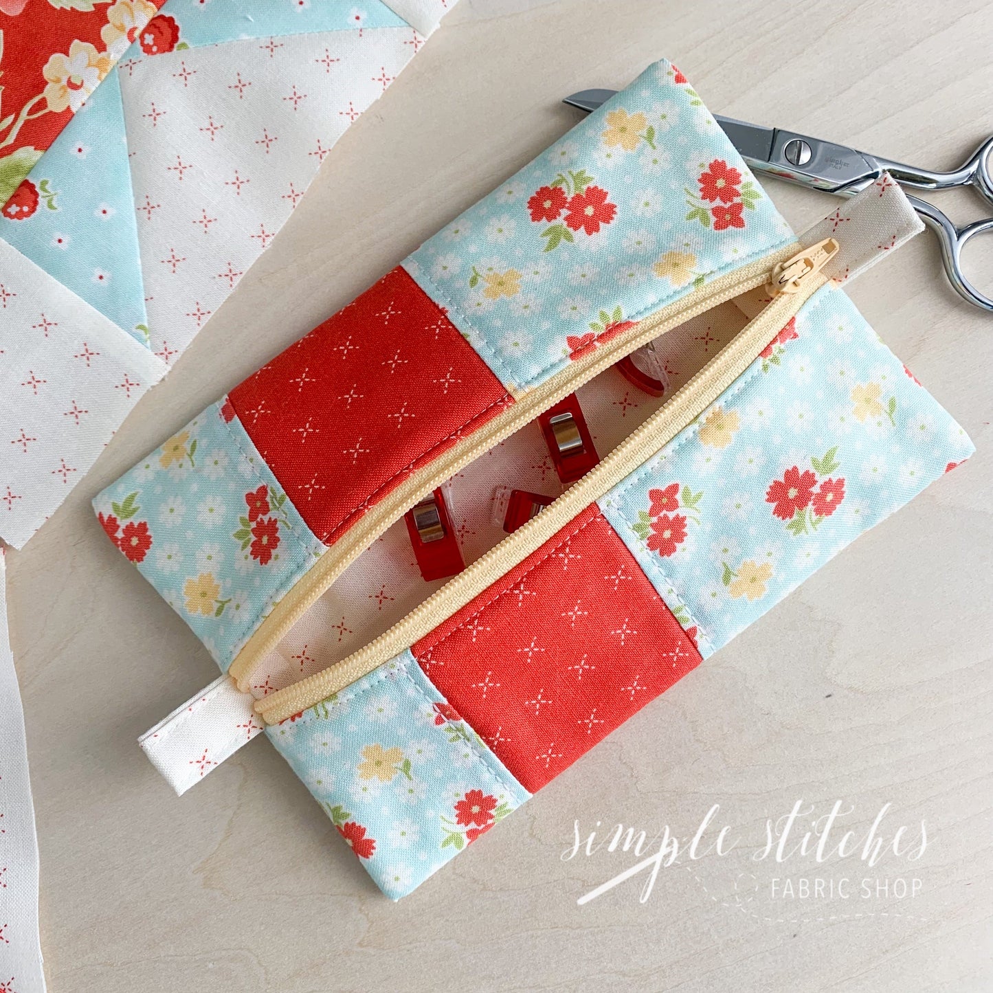 Flat Sack Notions Bag PDF Pattern