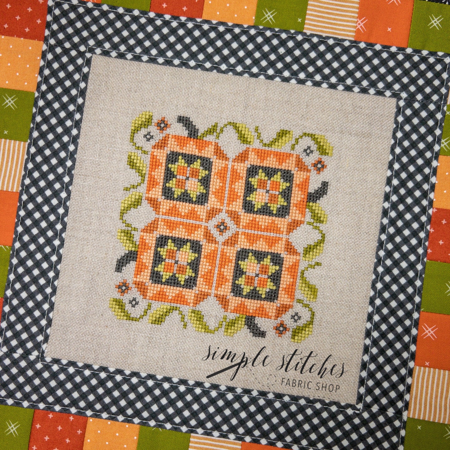 Pick Your Pumpkin Patchwork Paper PATTERN