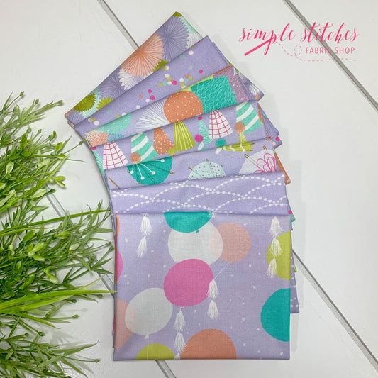 Lavender Soiree Simple Bundle (7) Fat Quarter Bundle