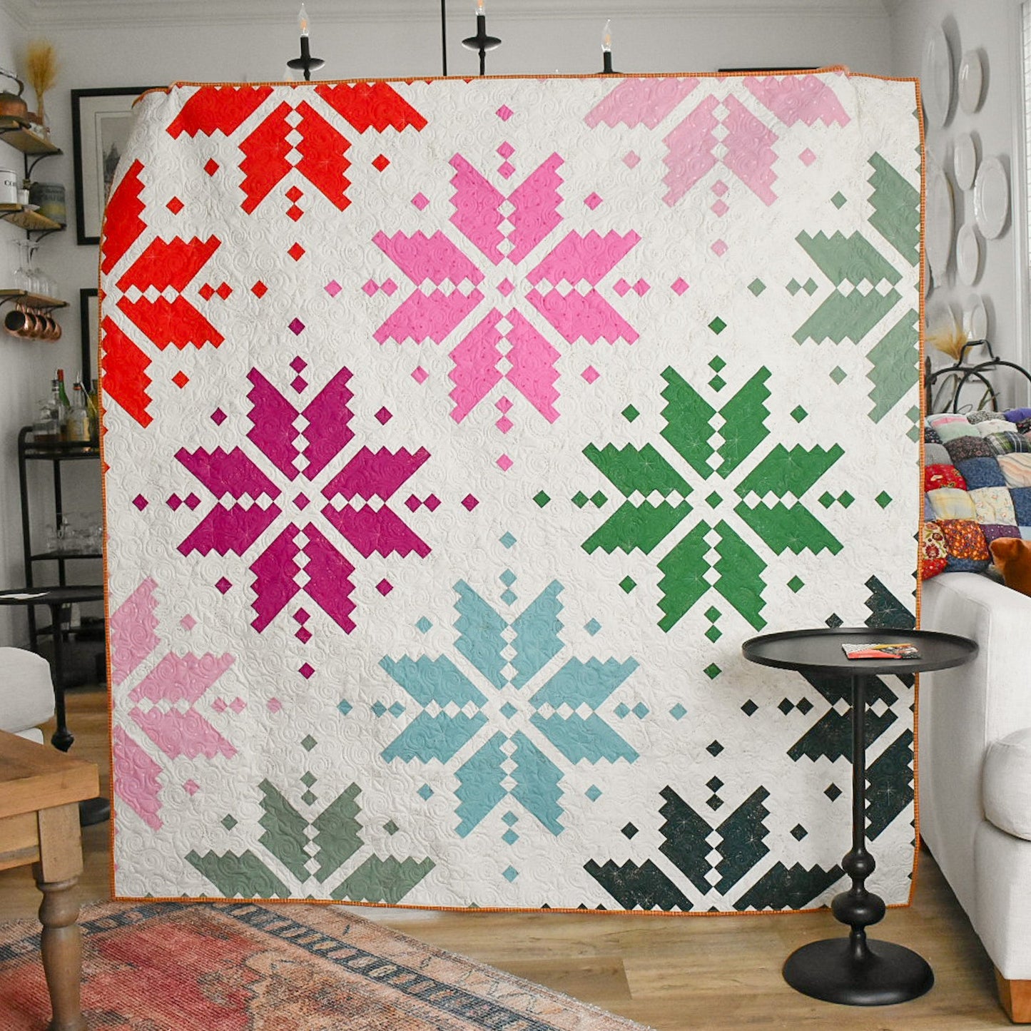 Knitted Star Pattern by Lo & Behold Stitchery
