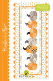 Pumpkins In A Row Runner Kit - Low Volume Background