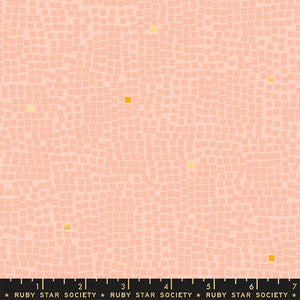 Ruby Star Society Pixel Peach Yardage by Moda -RS1046-25 - PRICE PER 1/2 YARD