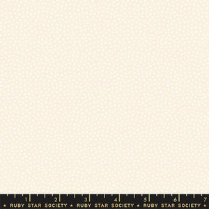 Achroma Blender Dot Sand White on White Yardage by Moda -RS2061 21 - PRICE PER 1/2 YARD