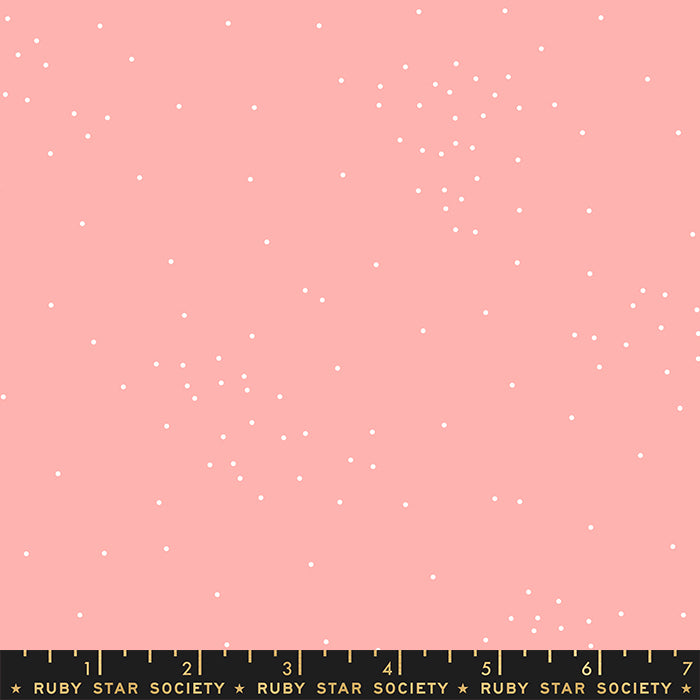 Sugar Basic Dot Sprinkle Peach Fizz Yardage for Ruby Star by Moda -RS5069 19 - PRICE PER 1/2 YARD