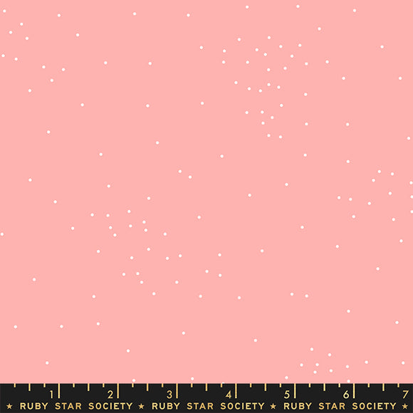 Sugar Basic Dot Sprinkle Peach Fizz Yardage for Ruby Star by Moda -RS5069 19 - PRICE PER 1/2 YARD