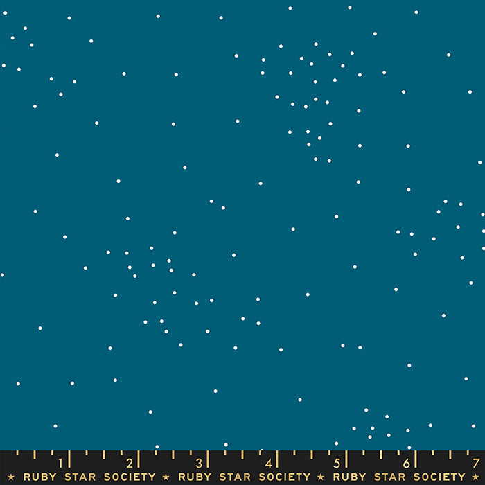 Sugar Basic Dot Sprinkle Teal Yardage for Ruby Star by Moda -RS5069 28 - PRICE PER 1/2 YARD