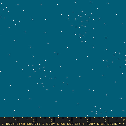 Sugar Basic Dot Sprinkle Teal Yardage for Ruby Star by Moda -RS5069 28 - PRICE PER 1/2 YARD