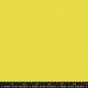 Sugar Basic Dot Sprinkle Citron Yardage for Ruby Star by Moda -RS5069 37 - PRICE PER 1/2 YARD