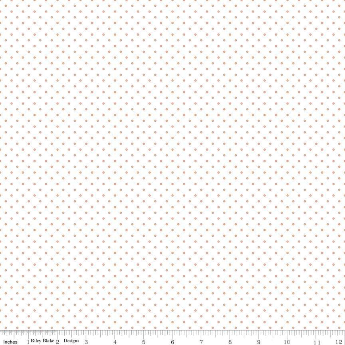 Swiss Dot Reversed Gold Yardage by RBD for Riley Blake Designs SC660-GOLD - PRICE PER 1/2 YARD