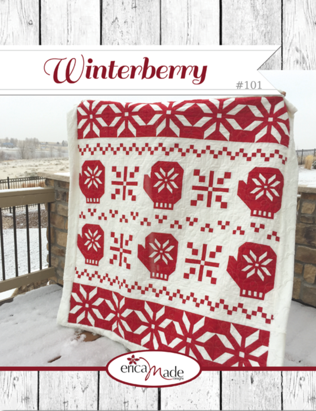Winterberry Quilt Kit - Red