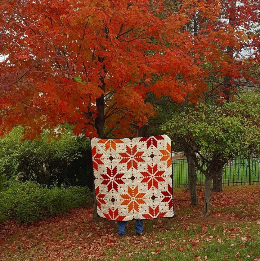 Knitted Star Autumn Quilt Kit