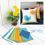 Bluebird Pillow Kit - Green Binding