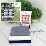 Winterberry Quilt Kit - Navy