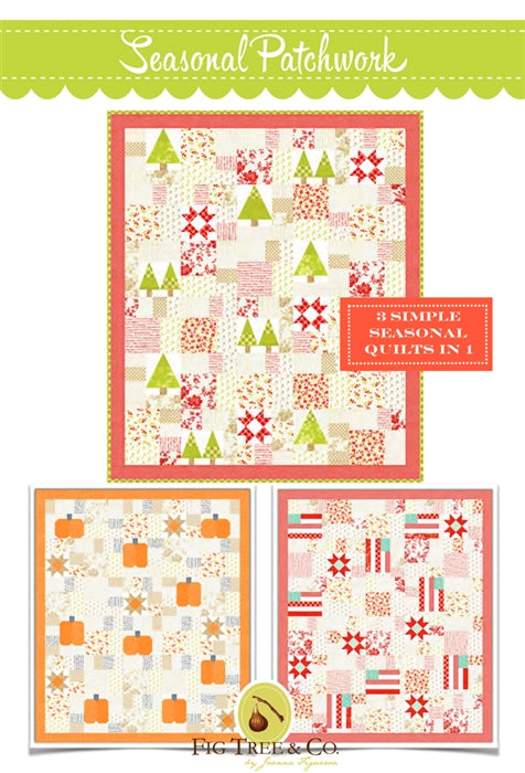 Seasonal Patchwork Paper Pattern by Fig Tree & Co.
