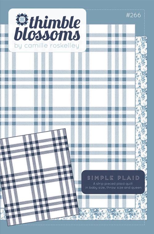 Simple Plaid Paper Pattern by Camille Roskelley