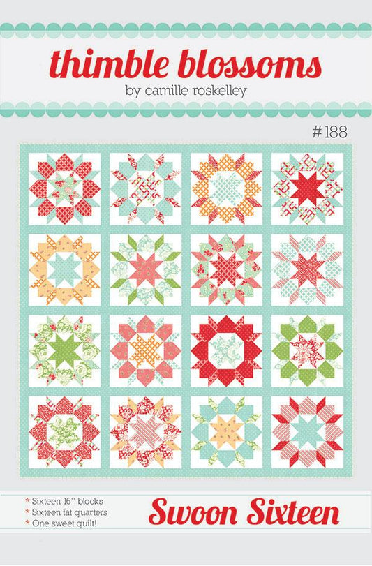 Swoon Sixteen Quilt Pattern by Camille Roskelley