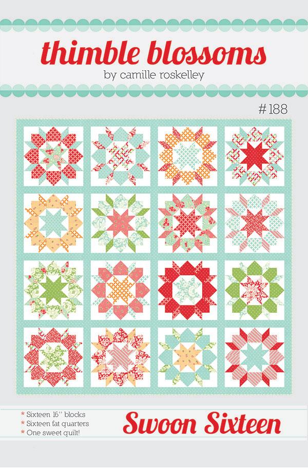 Swoon Sixteen Pillow Kit - Green Backing
