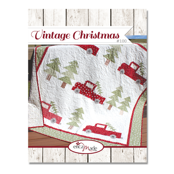 Vintage Christmas Pattern by Erica Made Designs, LLC
