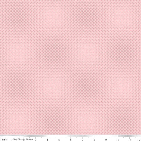 Kisses Tone on Tone Baby Pink Yardage for RBD-C210 BABY PINK - PRICE PER 1/2 YARD