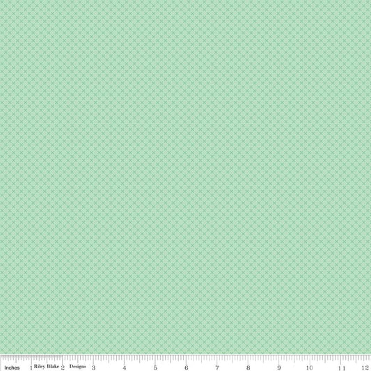 Kisses Tone on Tone Sweet Mint Yardage for RBD-C210 SWEET MINT - PRICE PER 1/2 YARD