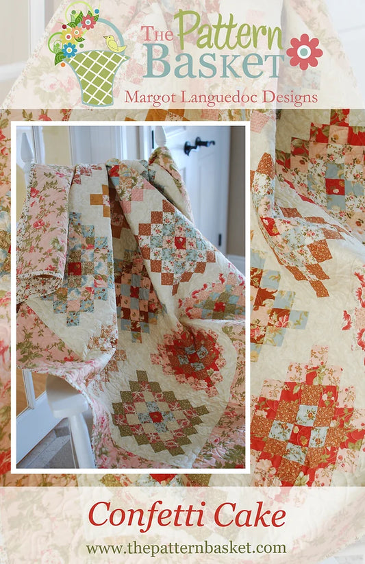 Confetti Cake Paper Pattern by The Pattern Basket