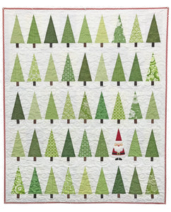Santa in the Trees Paper Pattern