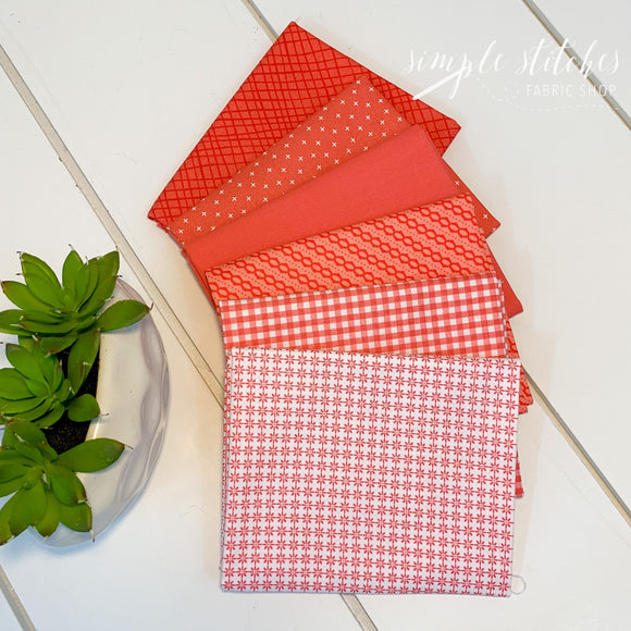 Stitching with the Housewives Red 0.75” Gingham Ribbon 5 yard Spool, Fat  Quarter Shop Exclusive