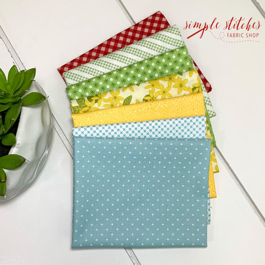 Let's Talk Summer - Hands On Design - Simple Bundle (7) Fat Quarter Bundle