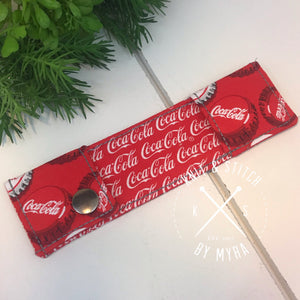 Coke Double Point Knitting Needle Case - made by Myra
