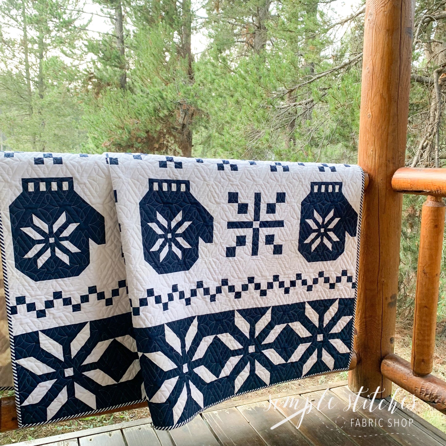 Winterberry Quilt Kit - Red