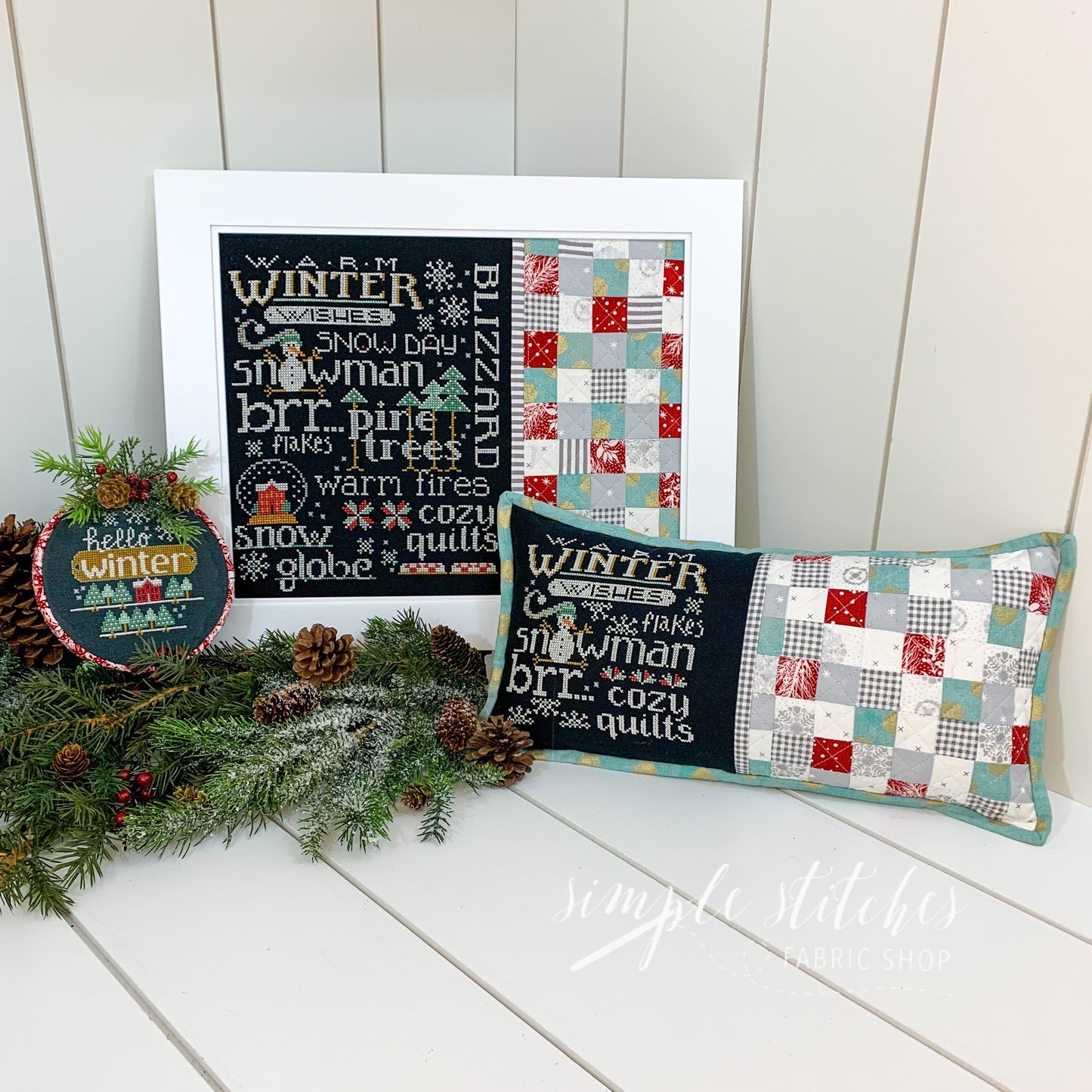 Let's Talk Winter - Hands On Design - Simple Bundle (7) Fat Quarter Bundle