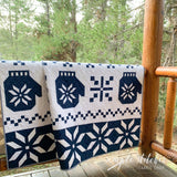 Winterberry Quilt Kit - Navy