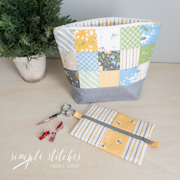 Summer Floral Project Bag Set - Made by Myra