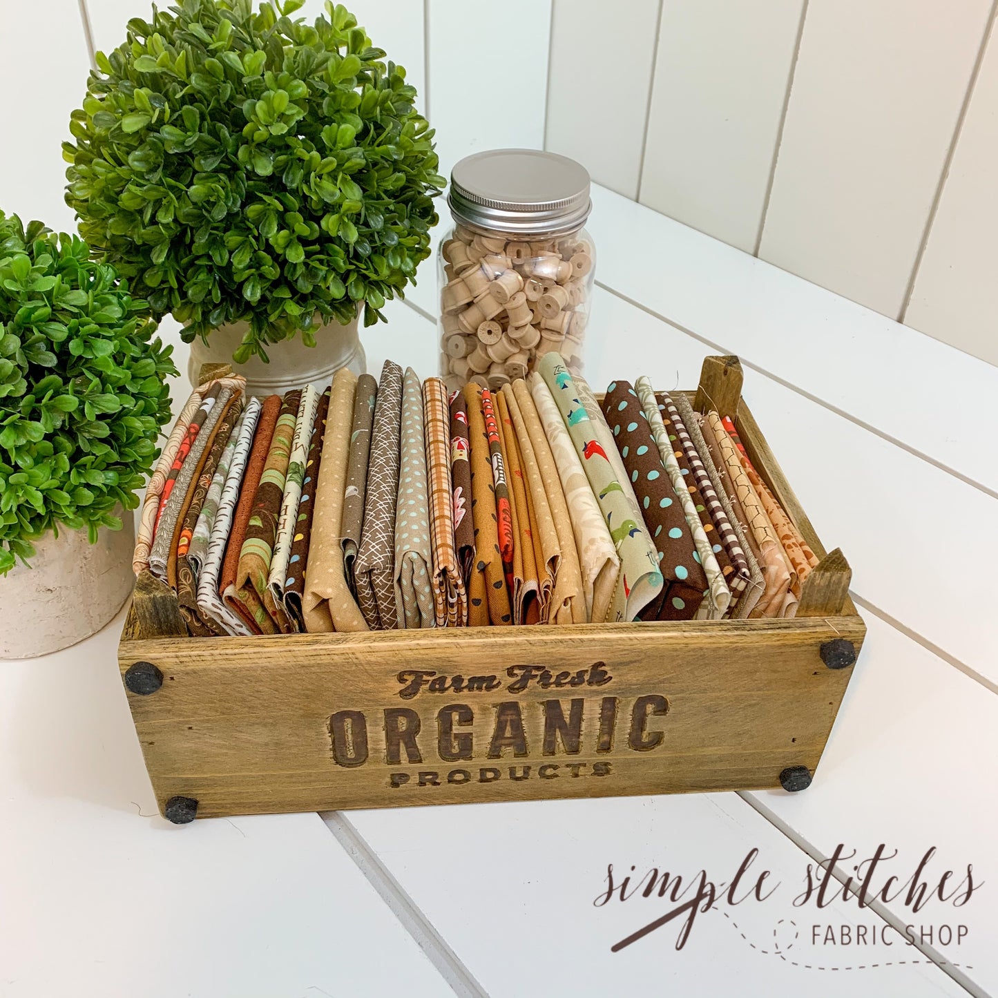 Brown Scrap Bag