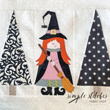 Little Witch in the Trees Pillow Kit