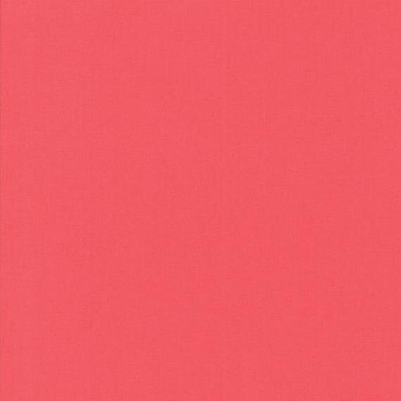 Bella Solids Flamingo Yardage by Moda 9900-299 - PRICE PER 1/2 YARD