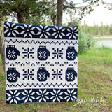 Winterberry Quilt Kit - Navy